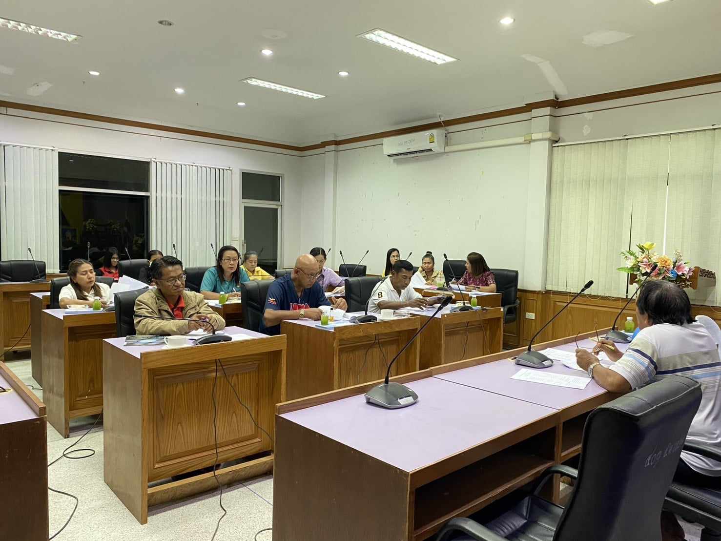 การประชุมคณะกรรมการติดตามและประเมินผลแผนพัฒนาท้องถิ่น ประจำปี 2567